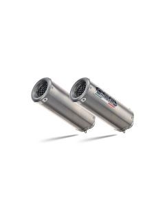 GPR M3 Titanium Natural Double Slip-on Exhaust For Ducati 999 2002-2008