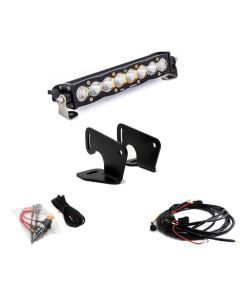 Baja Designs Hood Mount Light Bar Kit 10 inch S8 Series Driving/Combo Pattern Clear Lens 447166