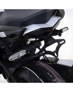 R&G Racing Black Tail Tidy License Plate Holder For 2020-2024 Kawasaki Ninja 1000SX ZX1000