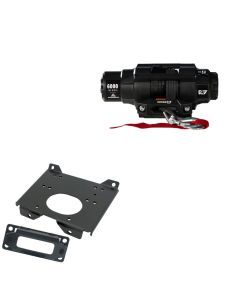 Viper 6000lbs V3 Winch Black Rope With Mount For Polaris RZR XP 1000 2014-2023