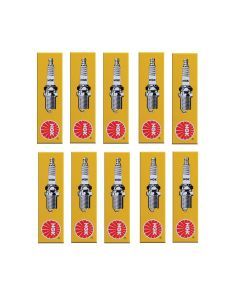 Set of 10 NGK Standard Spark Plugs for Yamaha FZ09 2015-2014 Engine 850cc