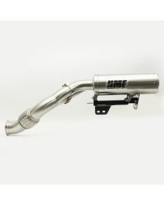 HMF Muffler Can-Am Maverick R 24 Stainless Titan-SS Big Core Dual Full System Exhaust Billet End Cap