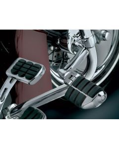 Kuryakyn Chrome Longhorn Offset Highway Iso Pegs 1-1/4” Guard Tube Harley Honda
