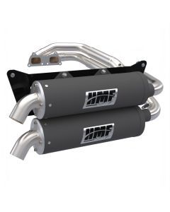 HMF Muffler Polaris RZR XP/4 1000 24-25 Gun Metal Titan-XL Dual Full System Exhaust