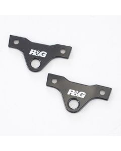 R&G Racing Black Tie-Down Hook Pair For 2018-2019 Honda CRF1000L Africa Twin Adventure Sports