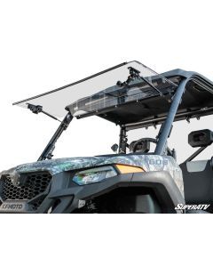 SuperATV CFMOTO UForce 600 Scratch Resistant Flip Windshield FWS-CF-UF600-70