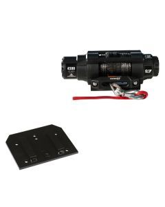 Viper 4500lbs V3 Winch Black Rope With Mount For Arctic Cat 400 2005-2008