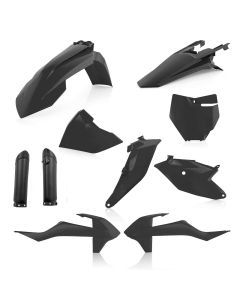 Acerbis Black Full Plastic Kit for KTM - 2686020001