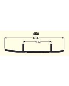 SPI WB-000-450 Spi Defender Hardweld Runners, Skidoo