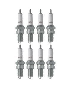 Set of 8 NGK Standard Spark Plugs for Kawasaki BAYOU 1999-1997 Engine 220cc
