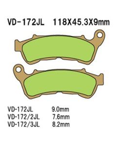 Vesrah Brake Pads (Vd-172Rjl) VD-172RJL
