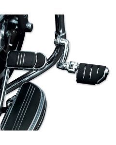 Kuryakyn Chrome Longhorn Offset Trident Highway Pegs 1-1/4' Engine Guard