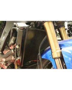R&G Racing Black Aluminum Radiator Guard For 2007-2008 Suzuki GSXR1000 RAD0069BK