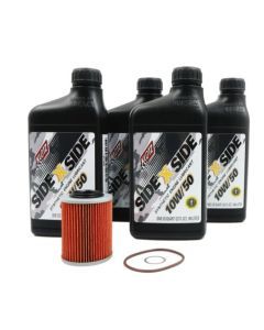 Klotz Synthetic 10W/50 Oil Change Kit with Hiflo Filter For Can-Am Maverick X3 Turbo and Non-Turbo