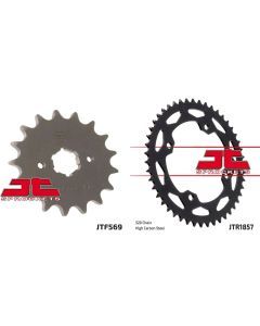 Front & Rear Sprocket Kit for YAMAHA YFZ350 T,U Banshee 87-88 JT Sprockets