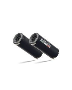 GPR M3 Black Titanium Double Slip-on Exhaust For Suzuki GSX-R1000 2009-2011