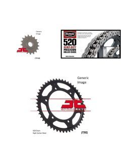 520H Chain Natural,Front & Rear Sprocket Kit for BMW F650 Funduro 1996-2000