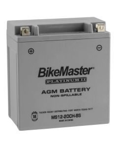 BikeMaster AGM 12V Platinum Battery For Moto Guzzi Griso 1100 2005-2013 Grey