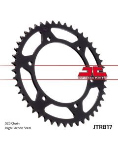 JT Sprockets Rear Steel Sprocket 46 Tooth 46T 520 Chain For Derbi 659 Mulhacen Cafe 2009-2012 JTR817.46