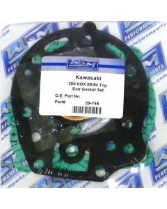 WSM Top End Gasket Kit For Kawasaki 200 KDX 89-94 29-745