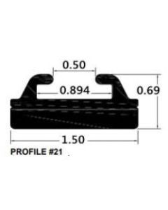 SPI Black Slide Runner Profile 21 56" 421-56-80