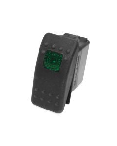 DragonFire Racing On/Off Rocker Switch - Green Light - 04-0027