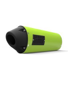 HMF Muffler Yamaha YFZ 450R-X 09-25 Venom Green Performance Slip On Exhaust Blackout Euro End Cap Side Mount