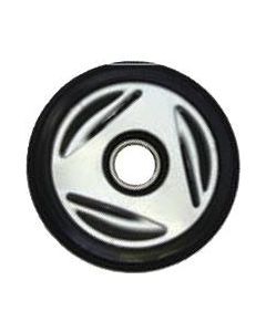 Silver Idler Wheel 135MM OD X 25MM ID BOMBARDIER/SKI-DOO MX Z, MX ZX all 99-03