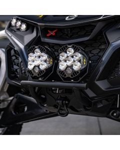 Baja Designs Push Bar Bumper Light Kit LP6 Series Driving/Combo Pattern Clear Lens For Can-Am Maverick R 2024 448221