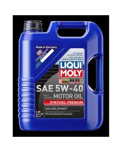 Liqui Moly 5L Synthoil Premium SAE 5W40 Motor Oil 2041