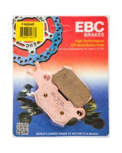 EBC 1 Pair Sintered R Series Heavy-Duty Brake Pads MPN FA684R
