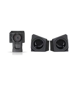 SSV Works Unloaded 10" Subwoofer Enclosure And Unloaded Speaker Pods For Kawasaki KRF1000 20-22