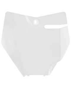 Acerbis White Front Number Plate for KTM - 2685950002