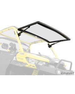 SuperATV Can-Am Defender MaxDrive Power Flip Windshield PFWS-CA-DEF-70