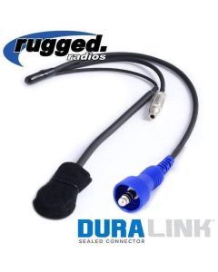 Rugged Radios OFFROAD Wired Helmet Kit with Headphone speaker jack and M102 Military Mic HK-OF