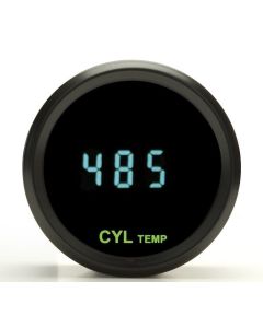 Dakota Digital Odyssey Chrome 2-1/16" Fuel Pressure Gauge With Teal Display