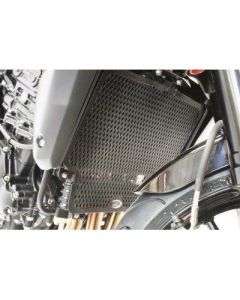 R&G Racing Black Aluminum Radiator Guard For 2010-2012 Triumph Speed Triple