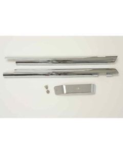 Kuryakyn Chrome Down Tube Front Frame Covers Accent Trim Harley Softail 07-2017