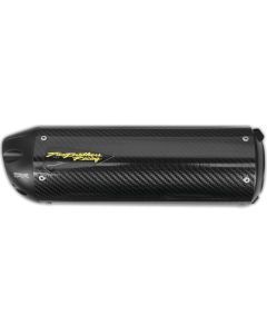 Two Brothers Racing Storm Series Hurricane Carbon Fiber Slip-On Exhaust For Kawasaki Ninja ZX6R 2013-2020