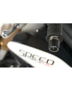 R&G Racing Black Bar End Sliders For 1999-2006 Triumph Daytona 955i