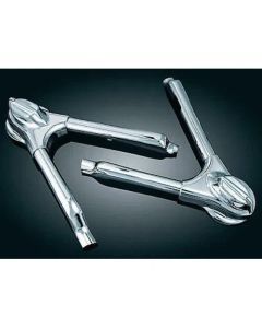 Harley-Davidson FLSTF Softail Fat Boy 2008-2013Swingarm Covers Chrome Kuryakyn