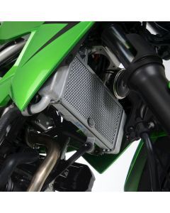 R&G Racing Black Aluminum Radiator Guard For 2019-2024 Kawasaki Ninja 125