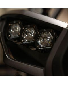 Baja Designs Headlight Kit Squadron Pro / Racer Series Spot Pattern Clear Lens For Kawasaki Teryx KRX 1000 KRF1000 2020-2024 447195