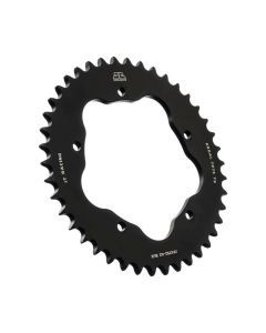 JT Sprockets Rear Racelite Aluminum Race Sprocket Black 38 Tooth 38T 525 Chain