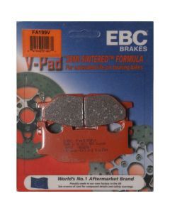EBC 1 Pair V-Pad Semi-Sintered Touring Brake Pads MPN FA199V