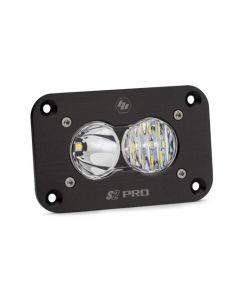Baja Designs Auxiliary LED Light Pod Each Black Flush Mount S2 Pro Series Driving/Combo Pattern Clear Lens Universal 481003